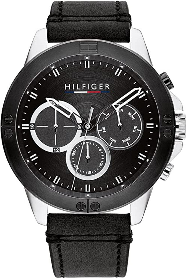 Tommy Hilfiger Harley Multifunction Leather Mens Watch 1791894