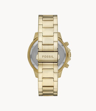 FOSSIL Bannon Multifunction Gold-Tone Stainless Steel Watch