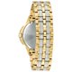 Bulova  Gold-Tone Crystal Watch with Multi-Function Dial