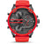 LATEST Diesel Men's Chronograph Mr. Daddy 2.0 Red Silicone Strap Watch 55x66mm DZ7370