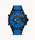 Latest Diesel Men's  Mega Chief Analog-Digital Blue Nylon and Silicone Watch - DZ4550