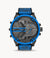 Latest Diesel Mr. Daddy 2.0 Chronograph Blue Nylon and Silicone Watch -DZ7434