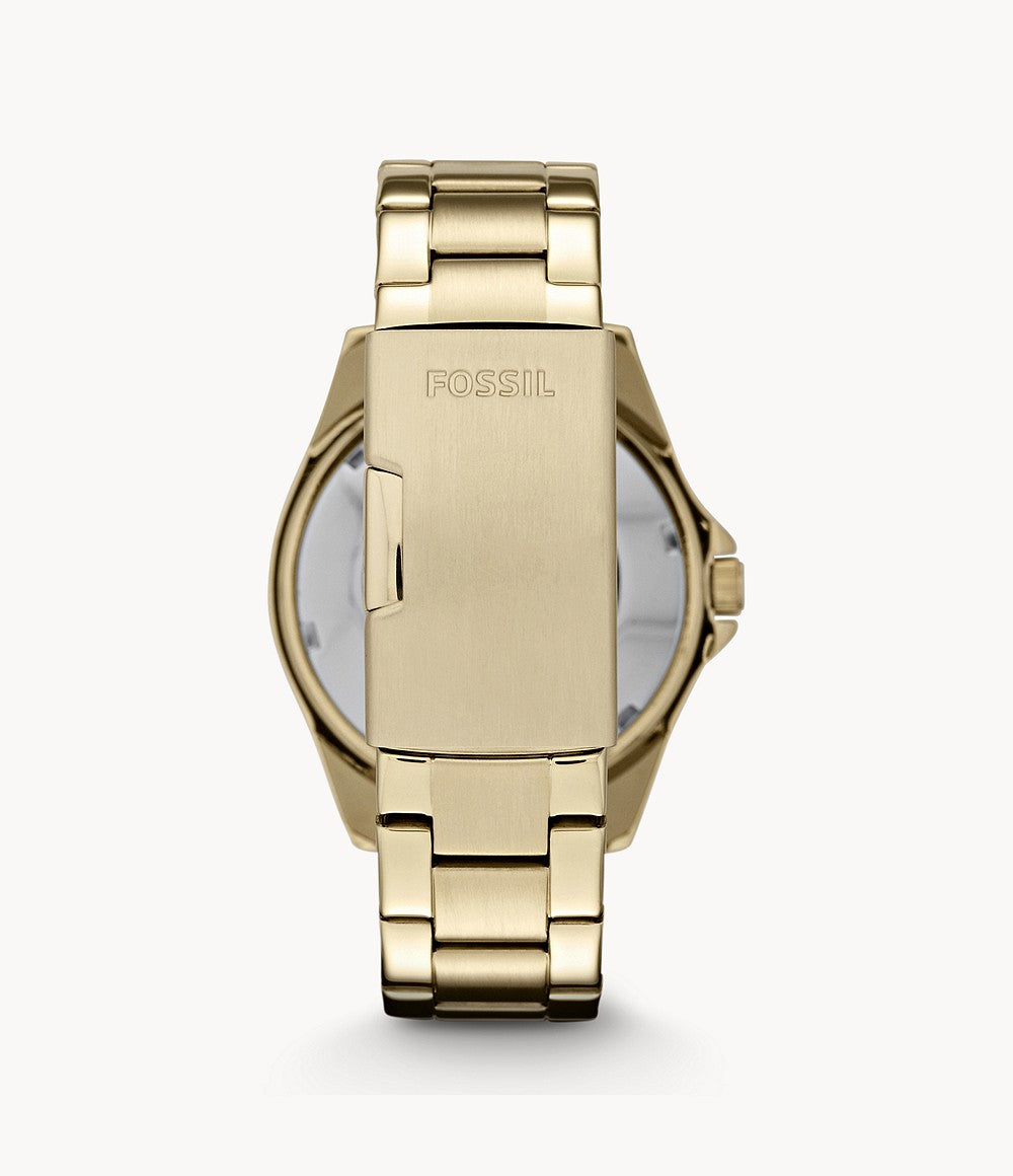 FOSSIL Women's Riley Gold-Tone Stainless Steel Bracelet Watch 38mm ES3203