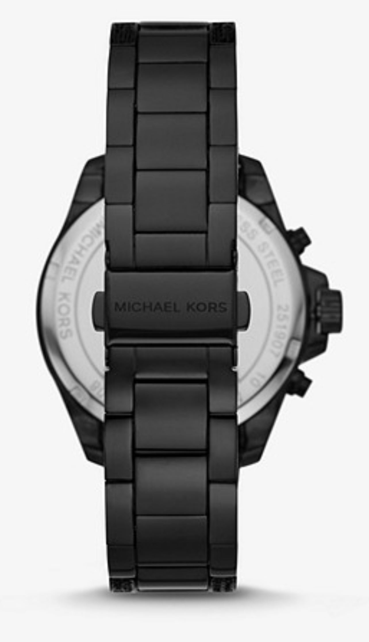 Michael Kors Women's Wren Chronograph Black Crystal Dial Black Stainless Steel Watch
